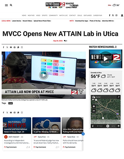 MVCC ATTAIN Lab in Utica